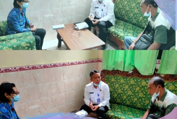 Koordinasi dalam Rangka Pembentukan Desa Bersinar di Kantor Desa Padang Bai