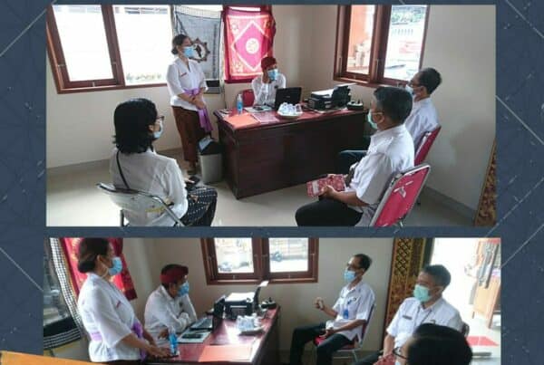 Koordinasi Dalam rangka Penguatan P4GN di Kantor Majelis Desa Adat Kab.Karangasem