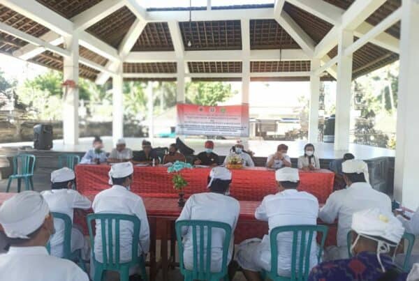 Temu Wirasa Sekaligus Sosialisasi P4GN di Desa Adat Toh Jiwa Kec. Sidemen