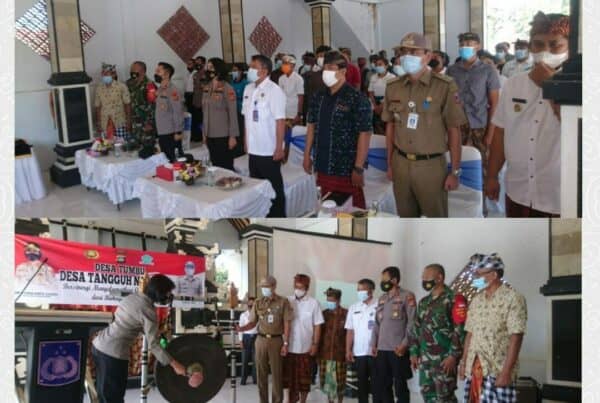 PEMBENTUKAN DESA TANGGUH ANTI NARKOBA OLEH POLRES KARANGASEM