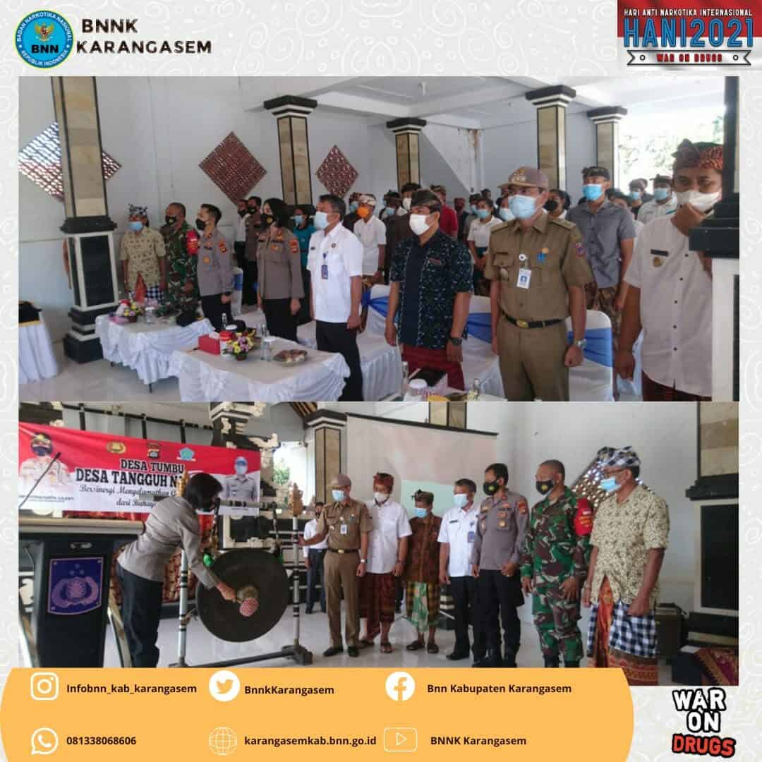 PEMBENTUKAN DESA TANGGUH ANTI NARKOBA OLEH POLRES KARANGASEM