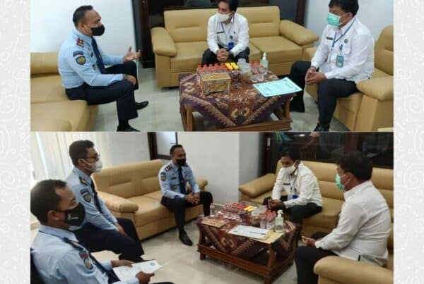 Koordinasi dengan Bapas Kelas II Karangasem terkait P4GN