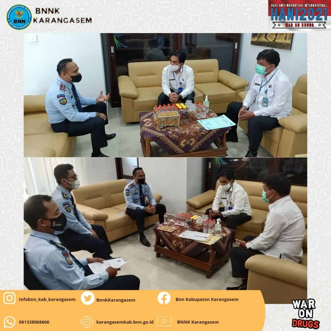 Koordinasi dengan Bapas Kelas II Karangasem terkait P4GN Koordinasi dengan Bapas Kelas II Karangasem terkait P4GN