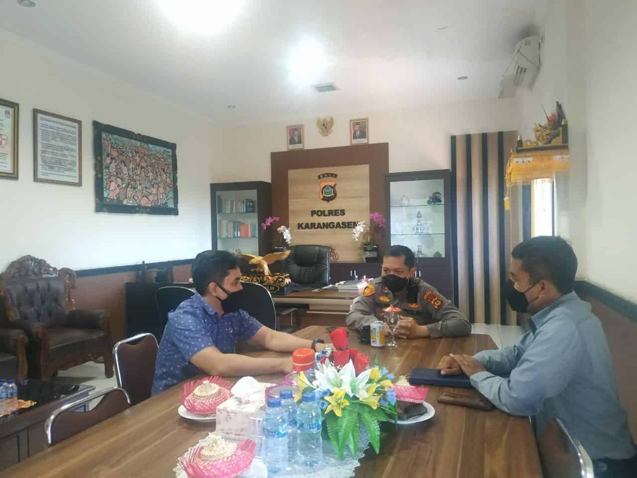 Koordinasi Penguatan P4GN dengan Kapolres Karangasem Koordinasi Penguatan P4GN dengan Kapolres Karangasem