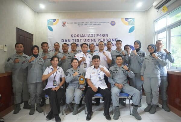 SOSIALISASI P4GN & TES URINE PERSONEL STASIUN BAKAMLA BALI