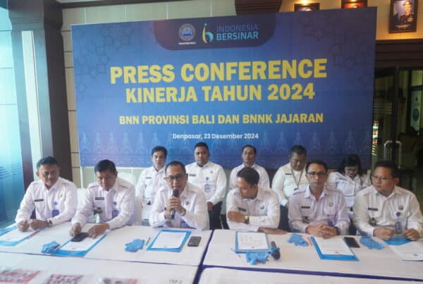 PRESS CONFERENCE KINERJA TAHUN 2024 BNNP BALI & BNNK JAJARAN