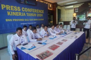 PRESS CONFERENCE KINERJA TAHUN 2024 BNNP BALI & BNNK JAJARAN PRESS CONFERENCE KINERJA TAHUN 2024 BNNP BALI & BNNK JAJARAN