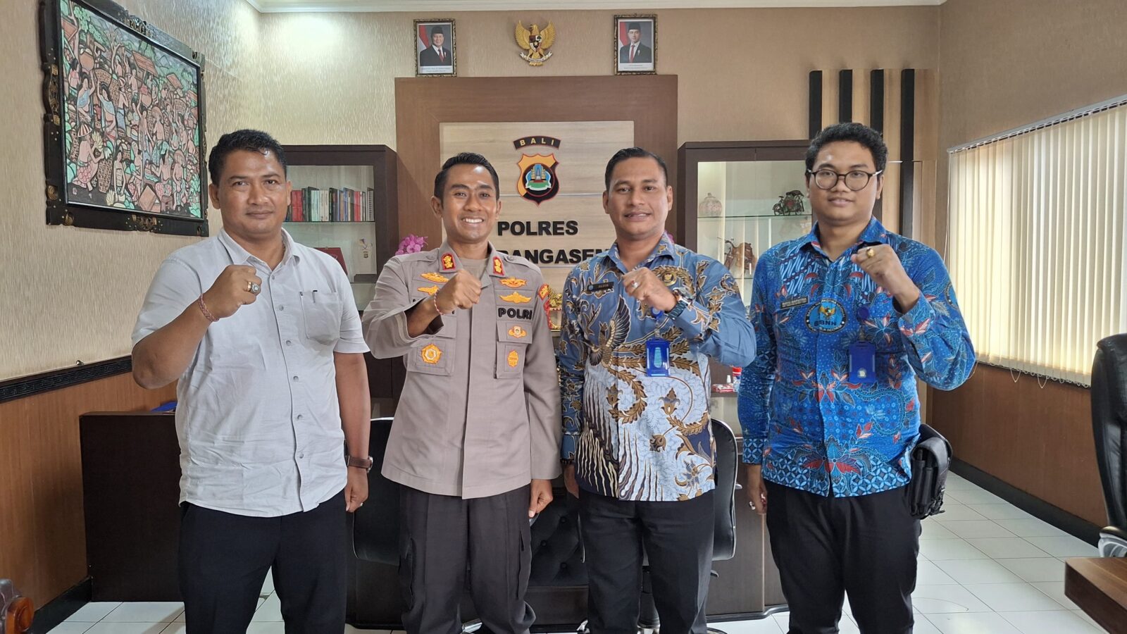 KOORDINASI BERSAMA KAPOLRES KARANGASEM KOORDINASI BERSAMA KAPOLRES KARANGASEM