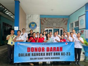 DONOR DARAH DALAM RANGKA MENYAMBUT HUT BNN RI KE-23 DONOR DARAH DALAM RANGKA MENYAMBUT HUT BNN RI KE-23