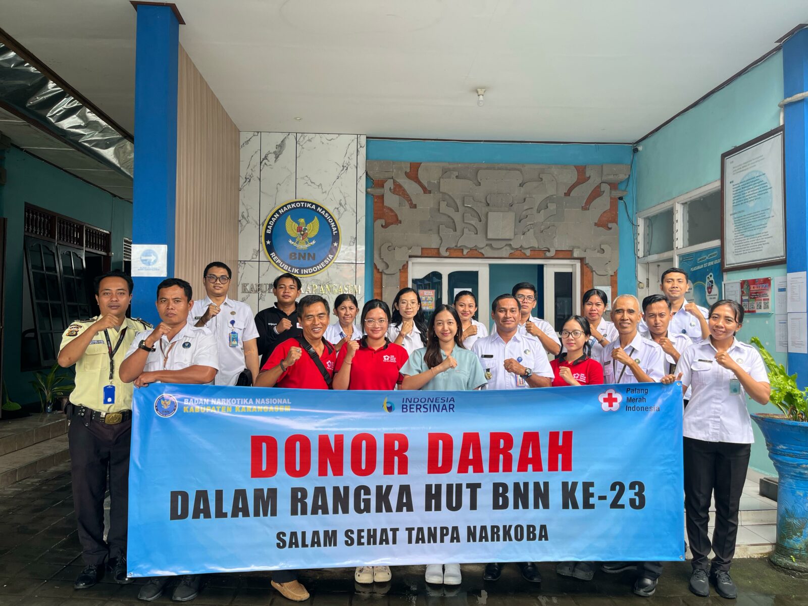 DONOR DARAH DALAM RANGKA MENYAMBUT HUT BNN RI KE-23 DONOR DARAH DALAM RANGKA MENYAMBUT HUT BNN RI KE-23