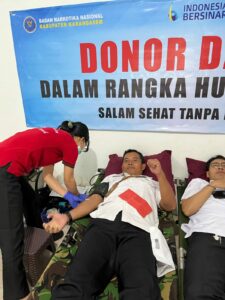 DONOR DARAH DALAM RANGKA MENYAMBUT HUT BNN RI KE-23 DONOR DARAH DALAM RANGKA MENYAMBUT HUT BNN RI KE-23