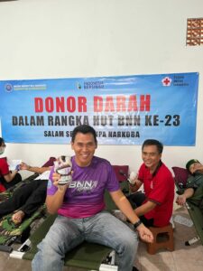 DONOR DARAH DALAM RANGKA MENYAMBUT HUT BNN RI KE-23 DONOR DARAH DALAM RANGKA MENYAMBUT HUT BNN RI KE-23